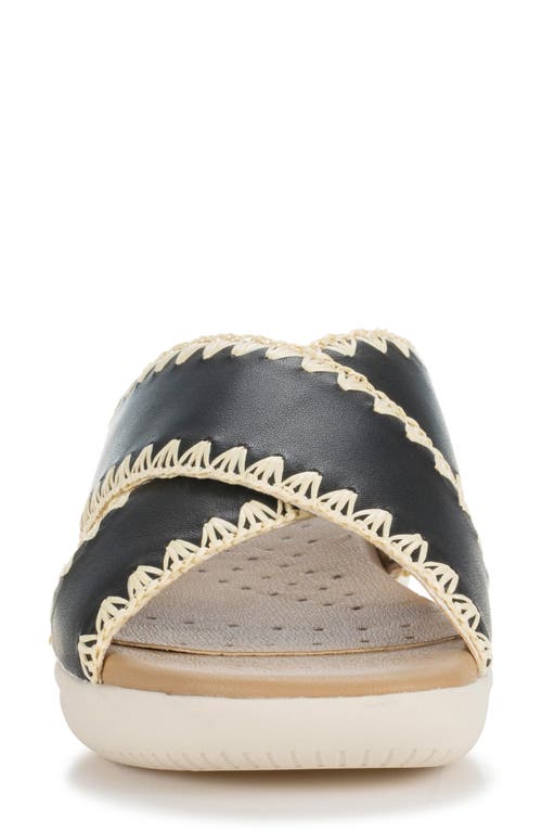 Baretraps Women's Origins Dolinda Slide Slip-on Sandals In Black Leather