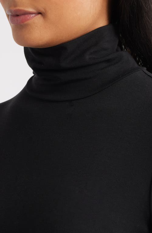 Eileen Fisher Turtleneck Tunic In Black