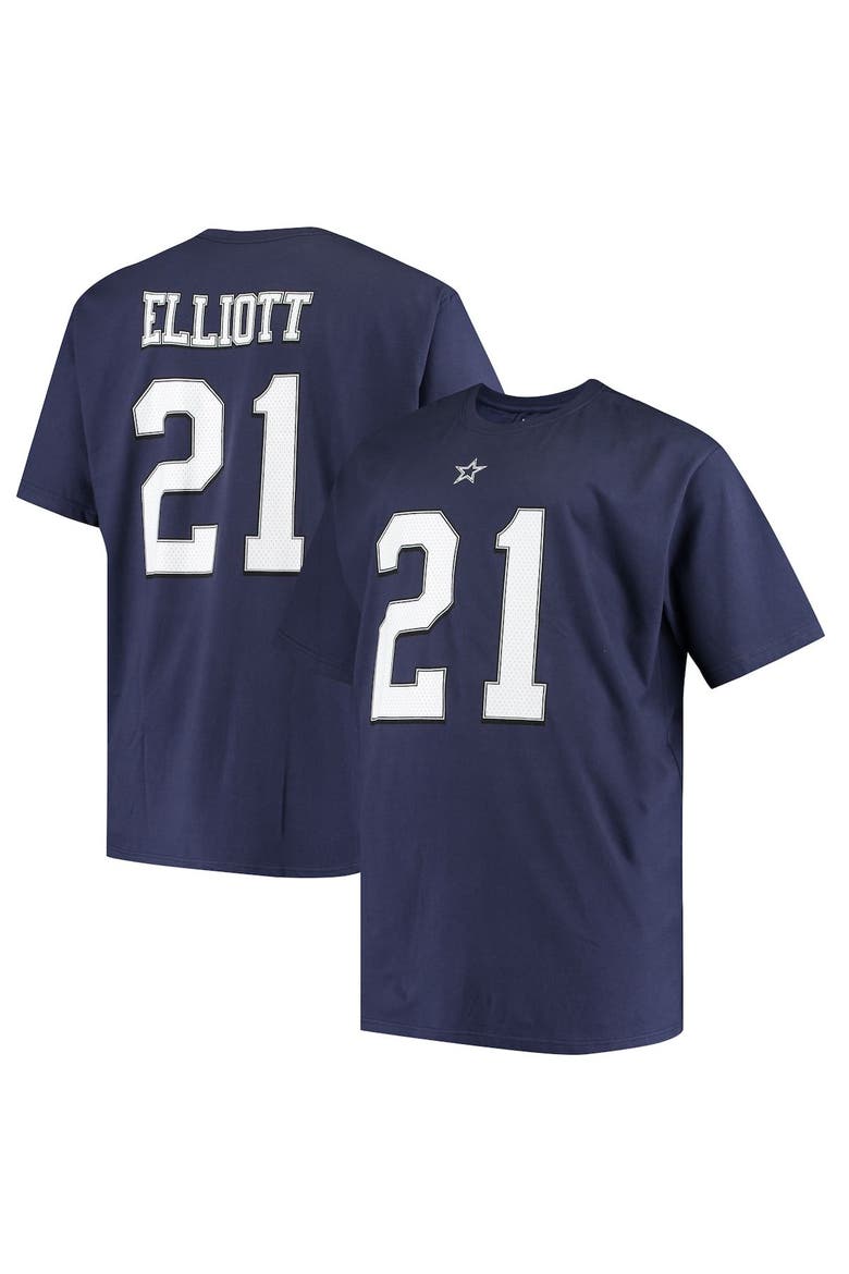 Men's Dak Prescott Navy Dallas Cowboys Big & Tall Player Name & Number T-Shirt, Alternate, color, Navy
