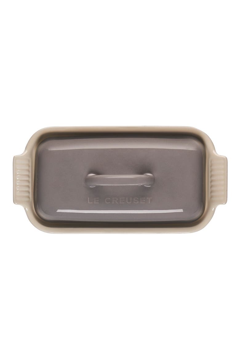 Heritage Butter Dish, Alternate, color, OYSTER