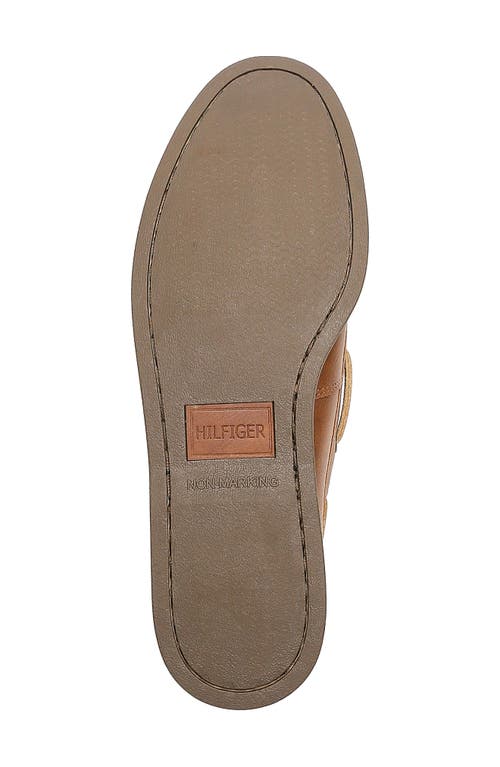 Tommy Hilfiger Brazen Boat Shoe In Cognac