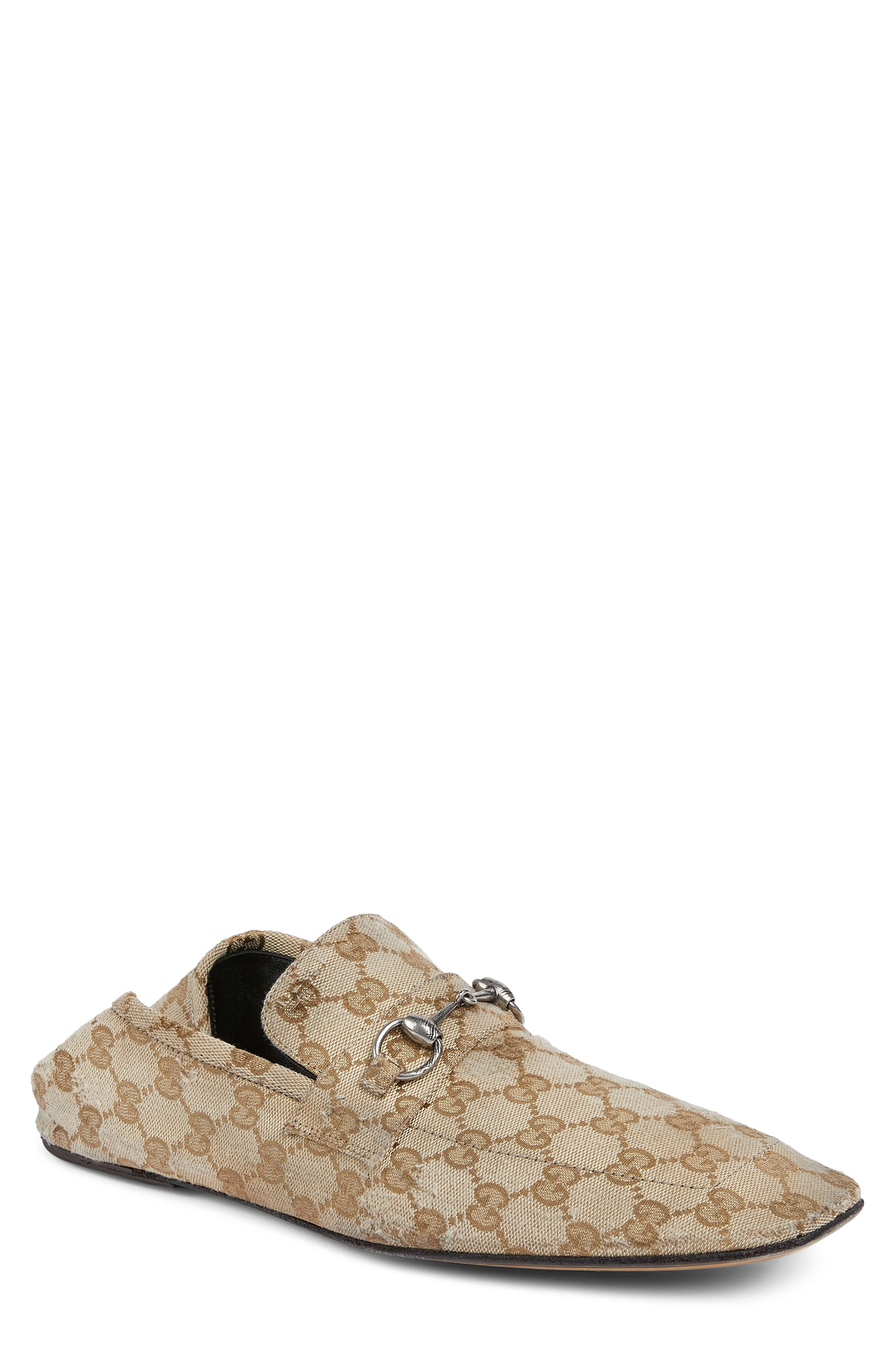 Gucci Edgar Horsebit GG Canvas Convertible Loafer, Main, color, Rope