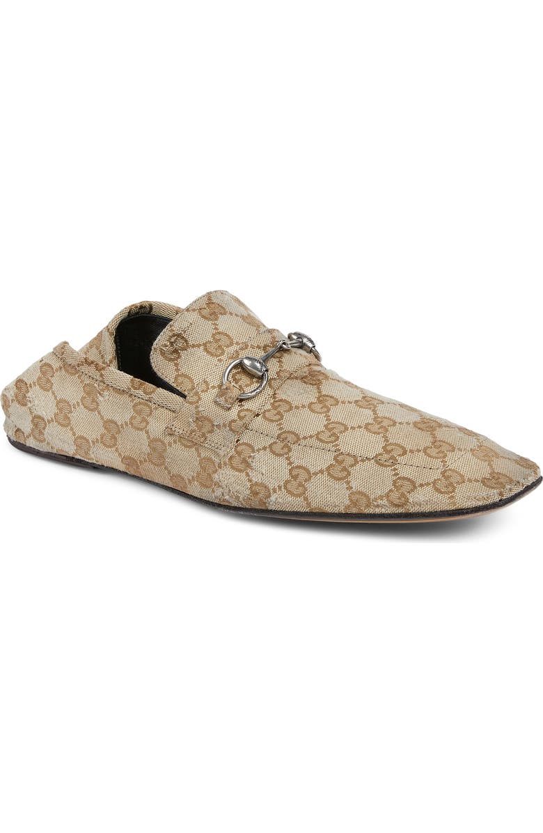 Gucci Edgar Horsebit GG Canvas Convertible Loafer, Main, color, Rope