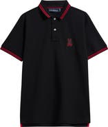 Psycho Bunny Kids' Sayer Bunny Pima Cotton Piqué Polo
