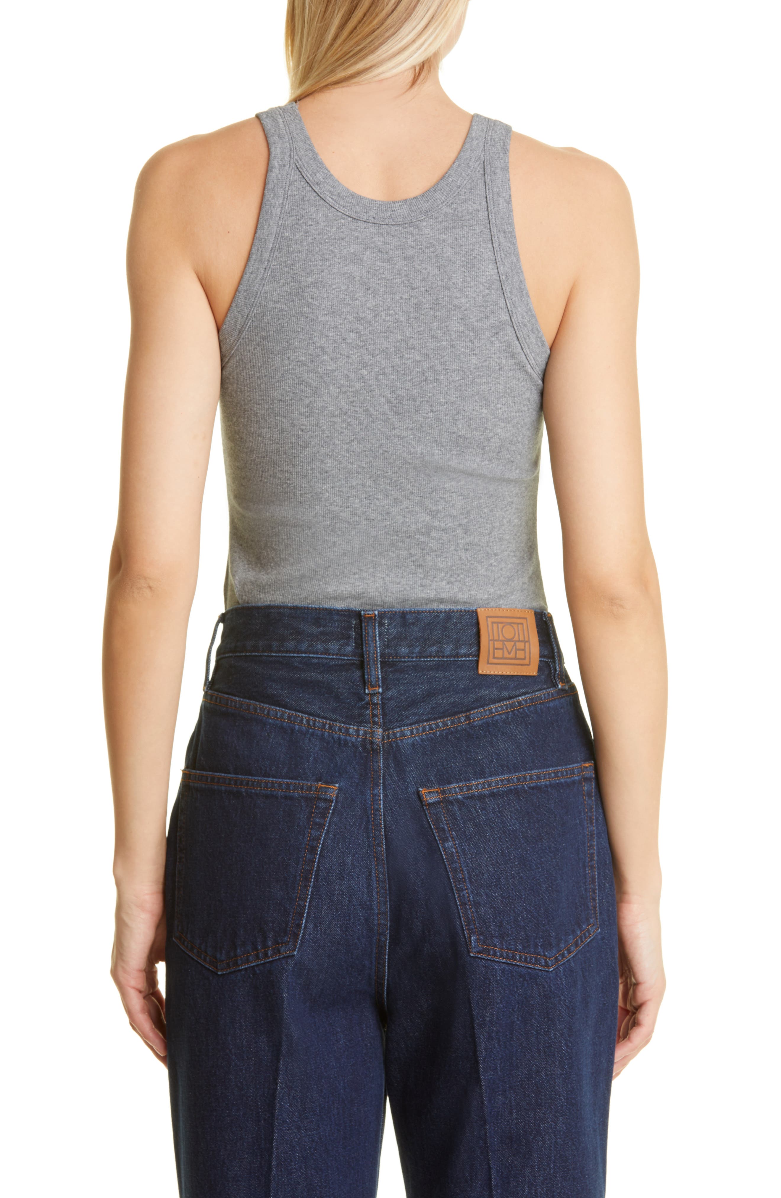 TOTEME Totême Espera Rib Stretch Organic Cotton Tank (Women 