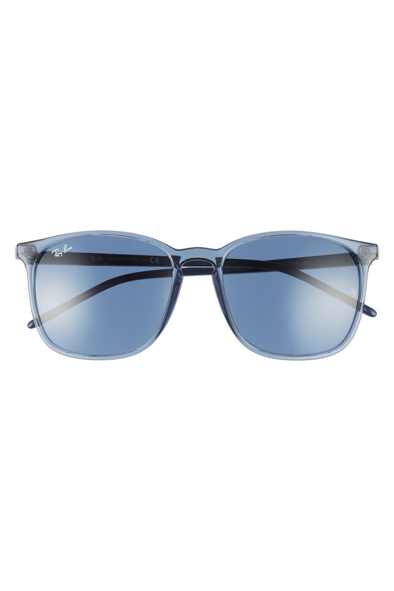 56mm Sunglasses, Alternate, color, ROSE GOLD BLACK