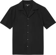 John Varvatos Dan Seersucker Camp Shirt