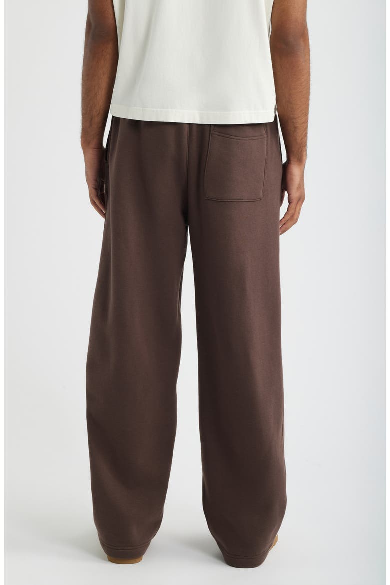 Straight Leg Fleece Sweatpants, Alternate, color, BROWN BRACKEN