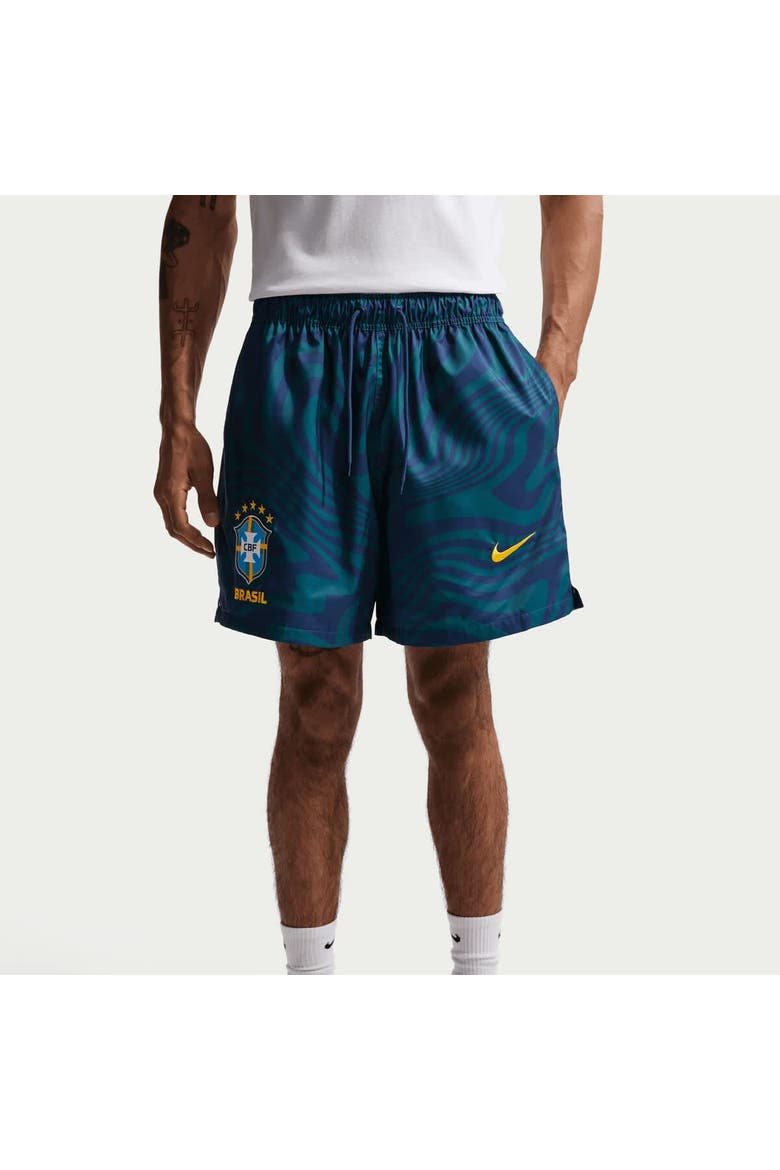 Men's Nike Teal Brazil National Team 2026 Club Flow Shorts (Men