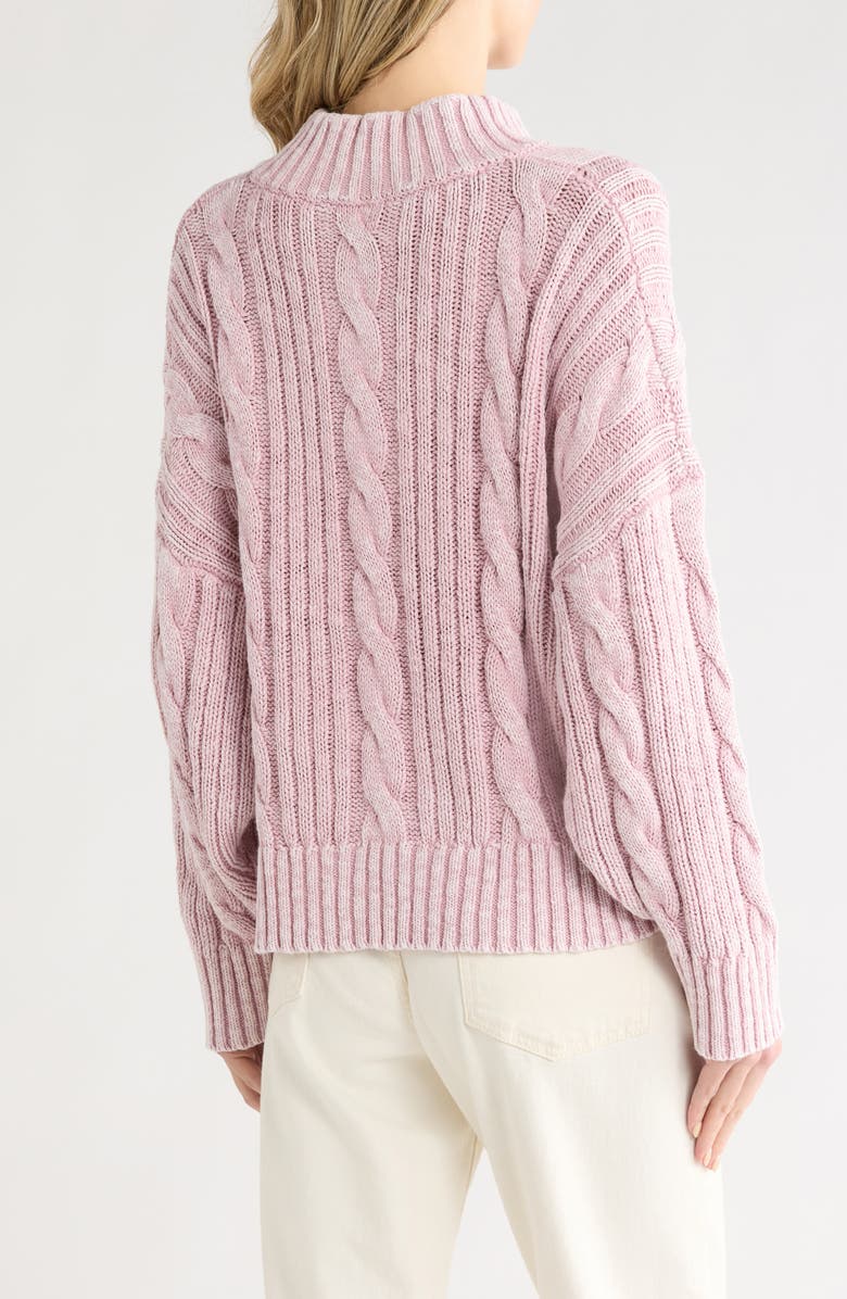 Young, Fabulous & Broke Auckland Sweater, Alternate, color, Antique Violet Mineral