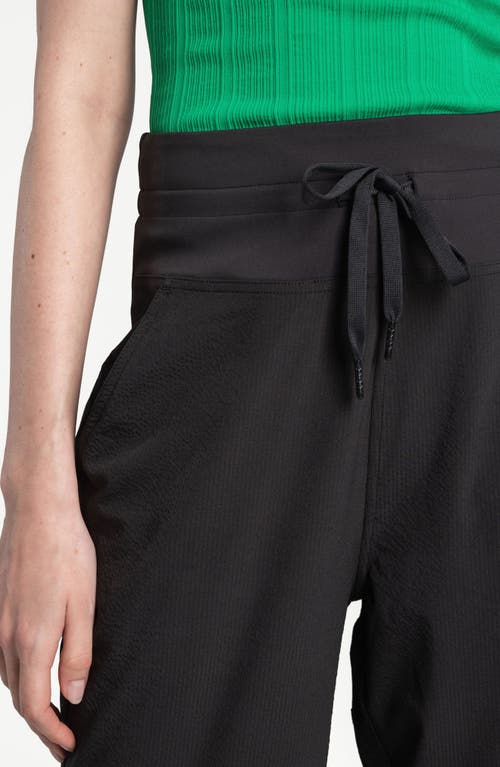 Lole Momentum Crop Drawstring Pants In Black Beauty