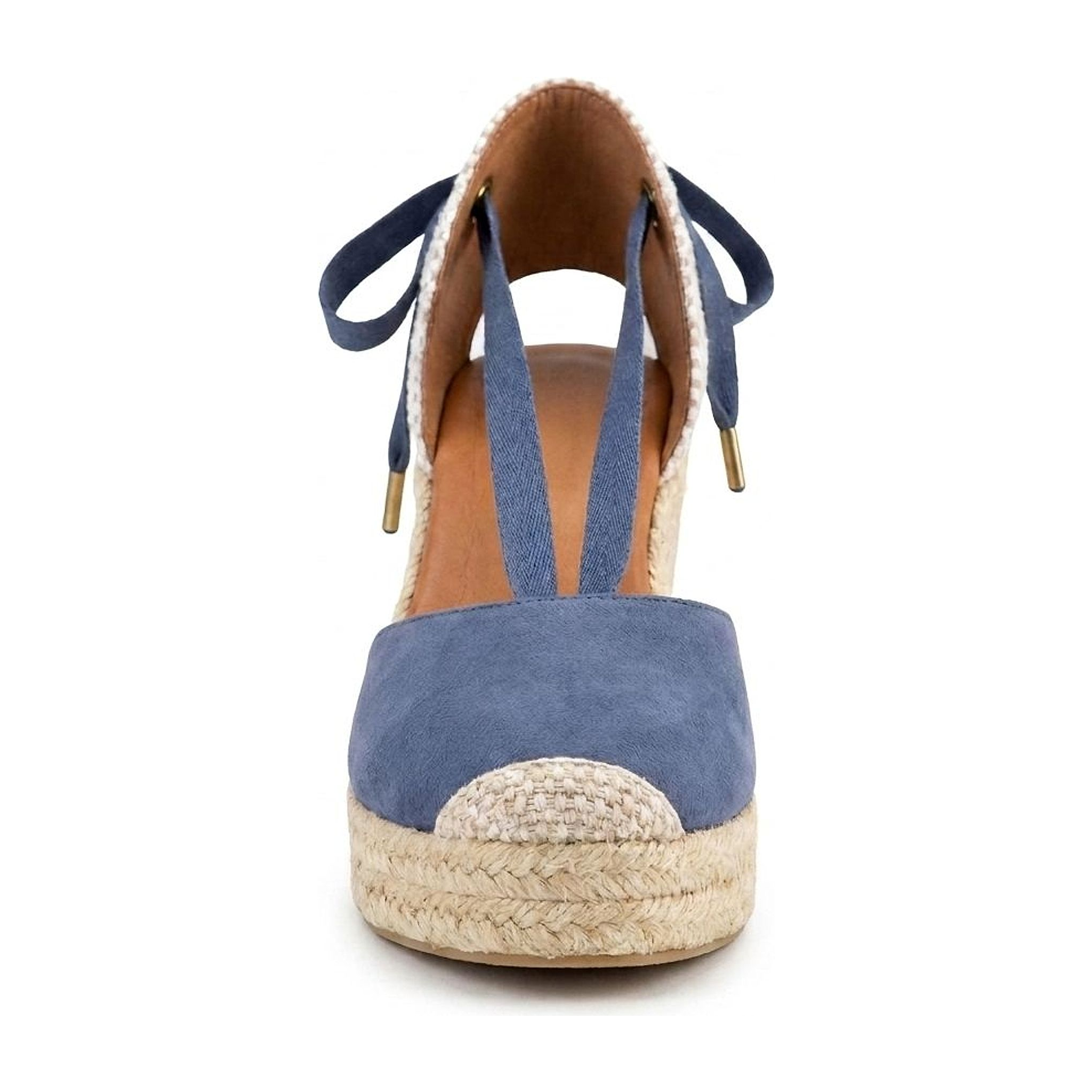 Jimena High Laces Espadrille Sandal, Alternate, color, French Blue