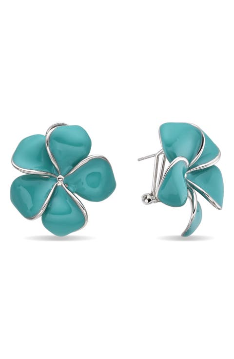 Bali Flower Stud Earrings