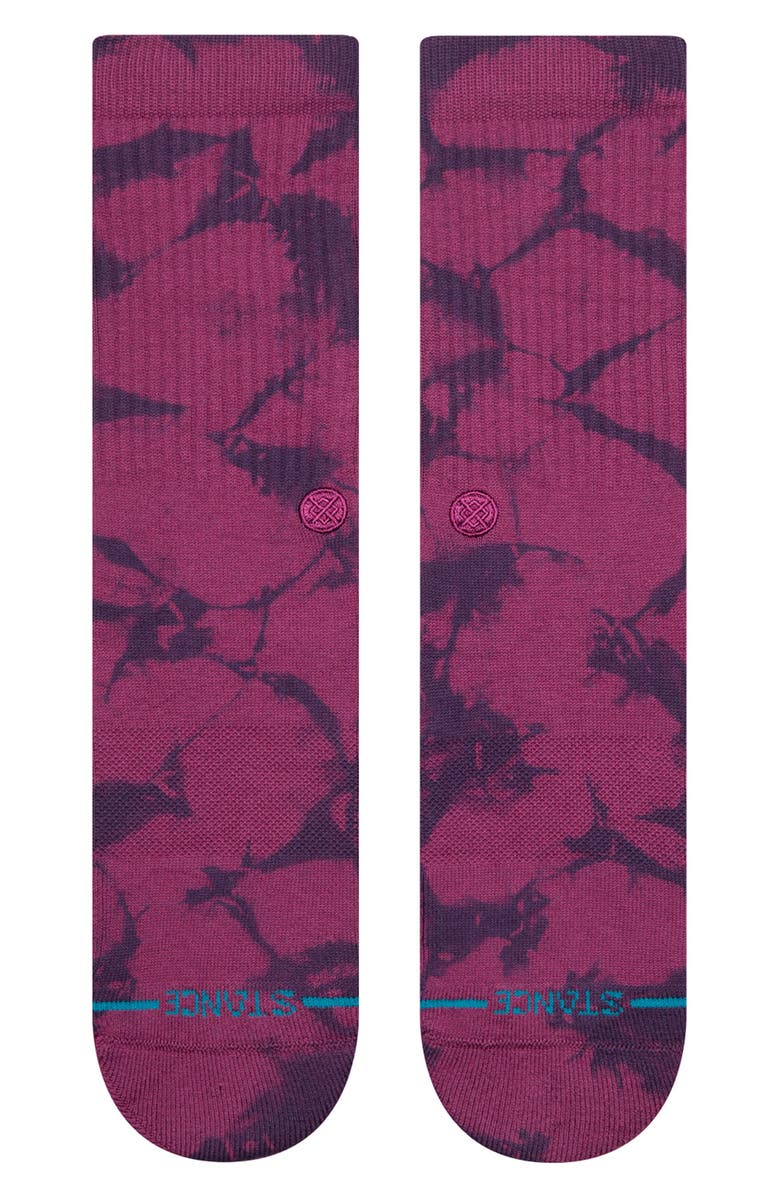 Stance Icon Dye Crew Socks, Alternate, color, 