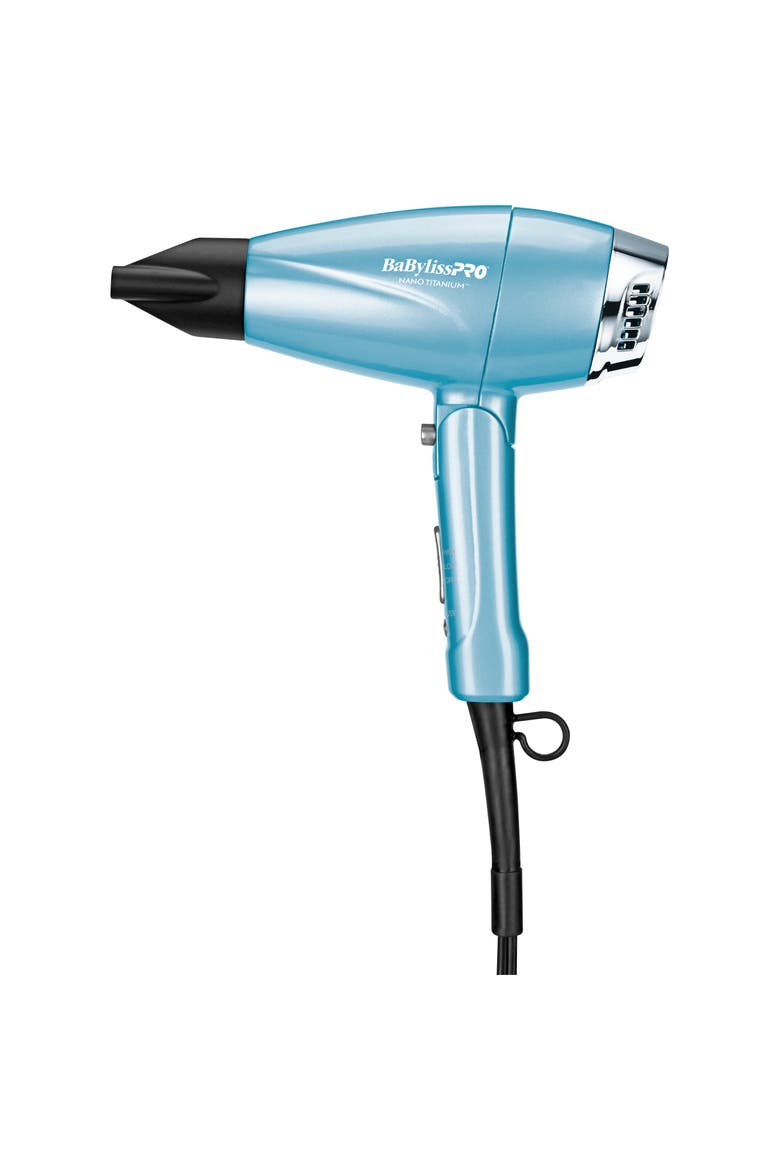 Nano Titanium Compact Folding Ionic Dryer, Main, color, Blue