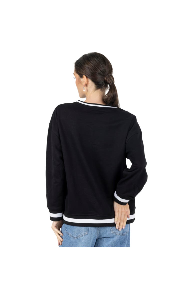 AKALIA Lisa Printed Round Neck Pullover Sweatshirt, Alternate, color, 