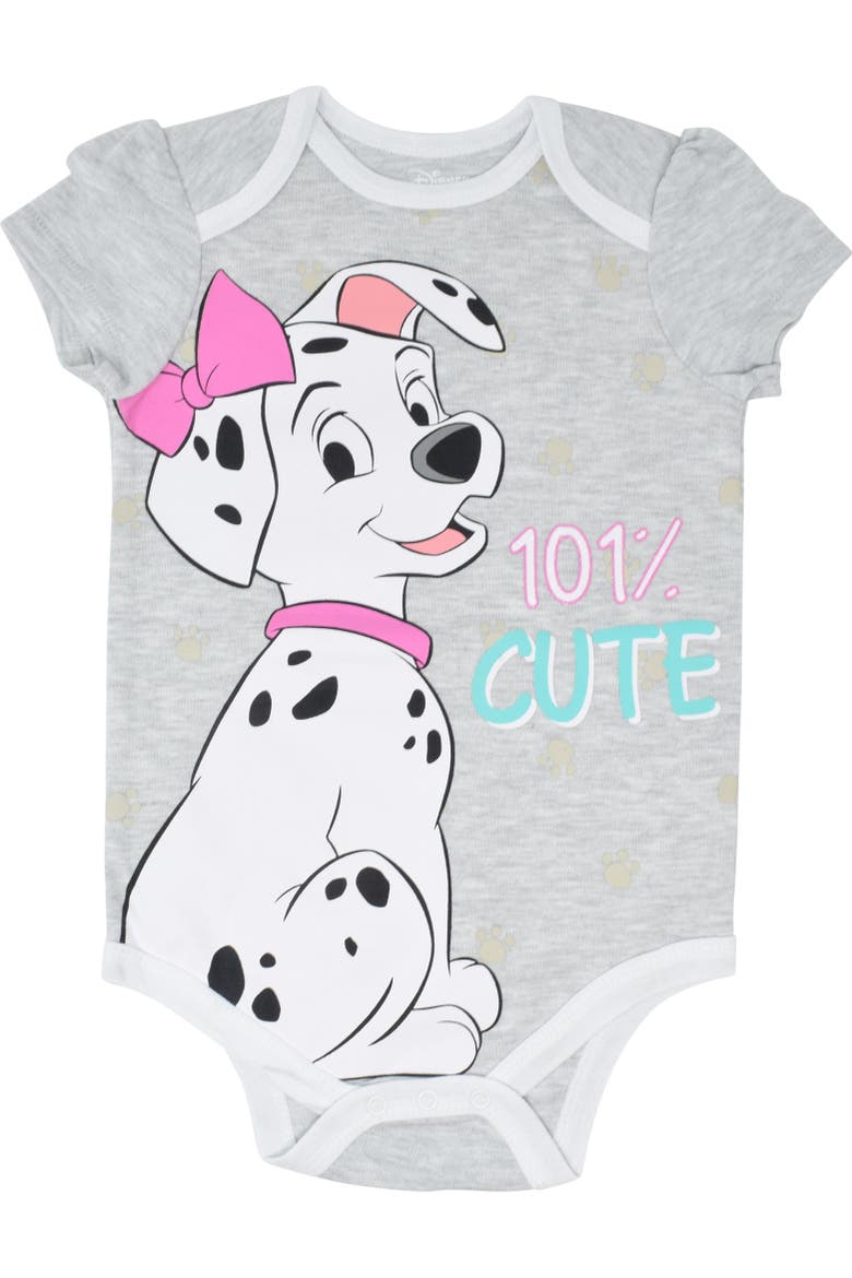 Girls' 5-Pack Short Sleeve Bodysuits, Alternate, color, Pink Grey Yellow Coral