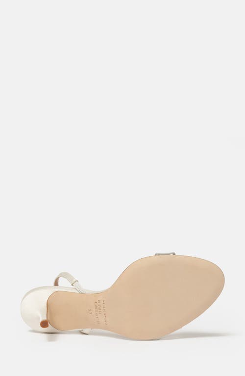 Scarosso Paula Almond-toe Strappy Sandals In White