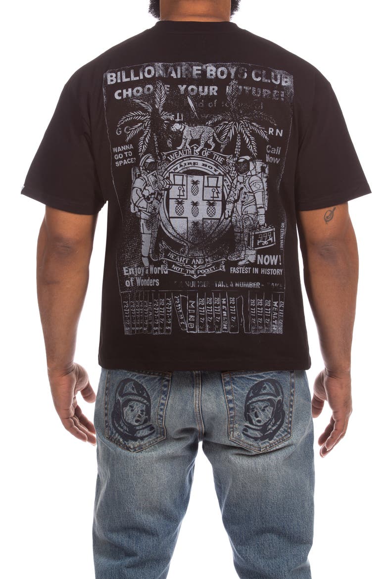 BB Call Now Cotton Graphic T-Shirt, Alternate, color, BLACK