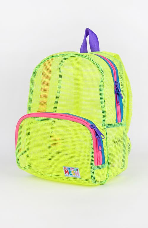 Mokuyobi Mesh Mini Backpack In Yellow