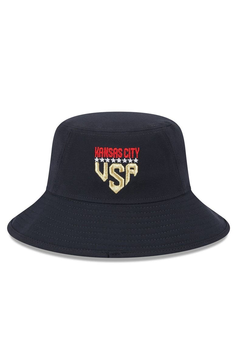 New Era Men's New Era  Navy Kansas City Royals 2023 Fourth of July Bucket Hat, Alternate, color, Navy