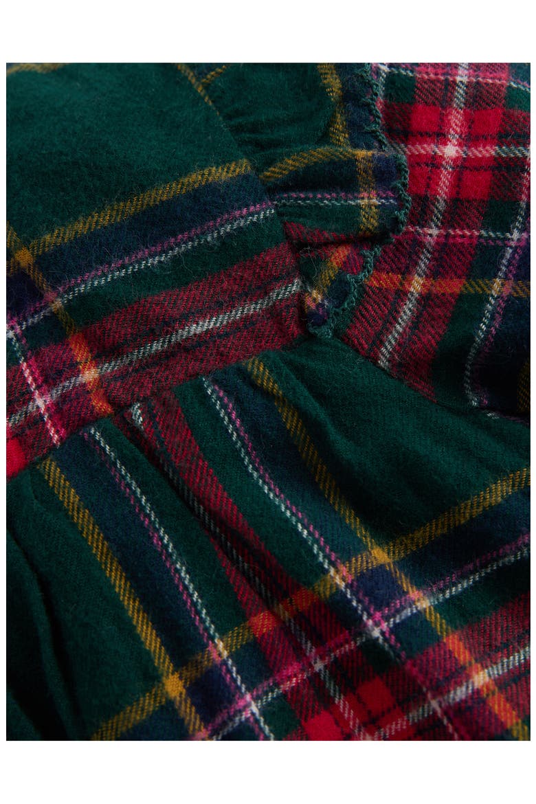 Woven Bubble Romper, Alternate, color, GREEN/ RED CHECK