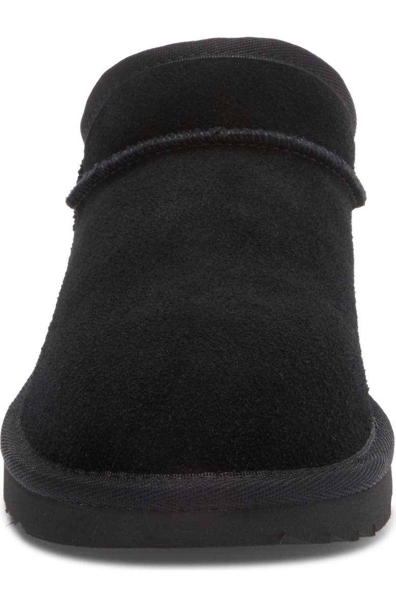 UGG<sup>®</sup> Kids' Classic Faux Shearling Slipper, Alternate, color, Black