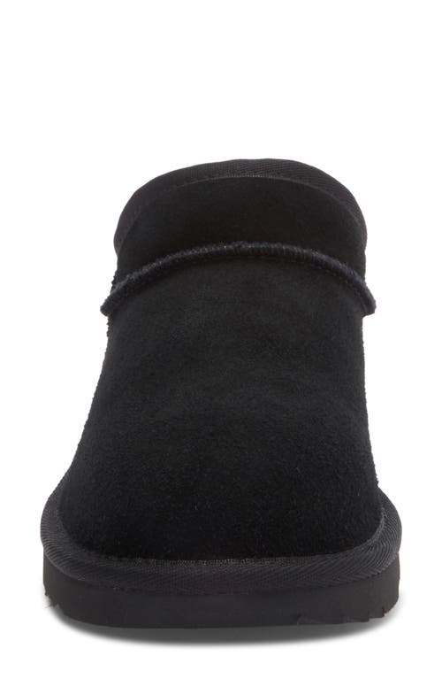 Ugg ® Kids' Classic Faux Shearling Slipper In Black