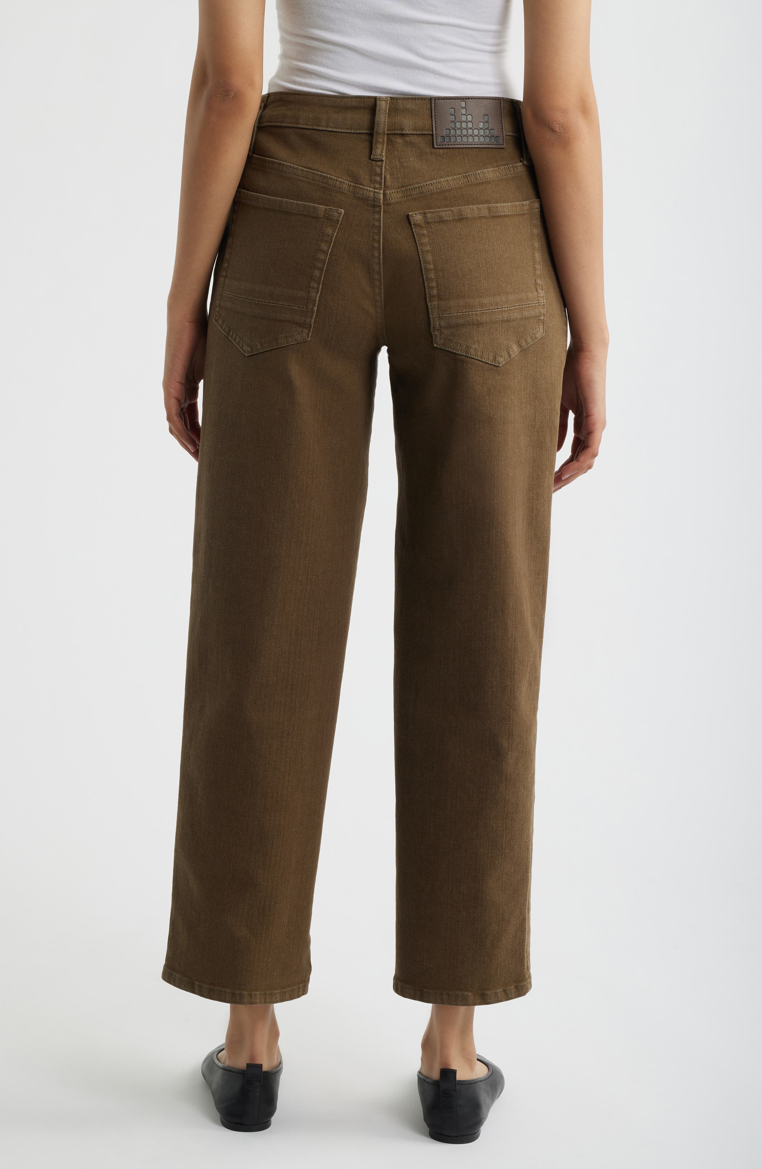 High Waist Relaxed Straight Leg Jeans - image 2