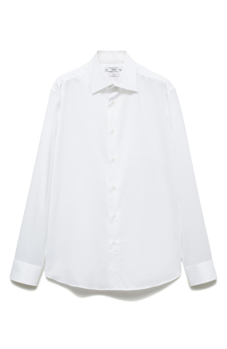MANGO Slim Fit Button-Up Shirt, Main, color,