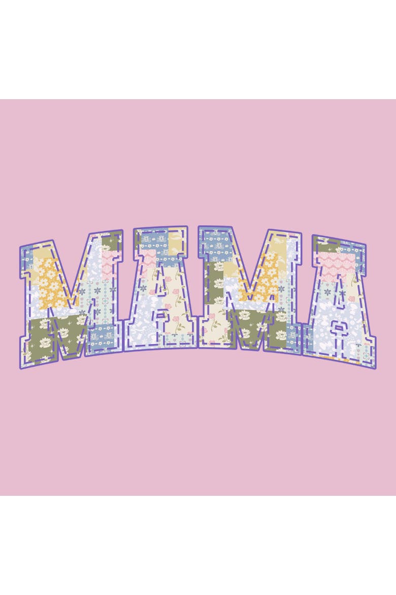 Men's Disney Mama Collegiate Fabric Pattern  Graphic T-Shirt, Alternate, color, Blossom