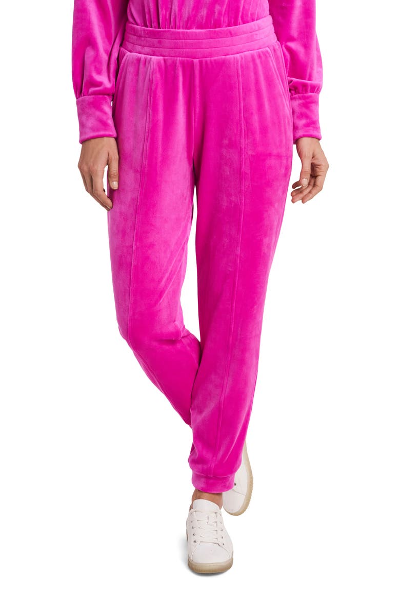 Velour Pants, Main, color, PARTY PINK