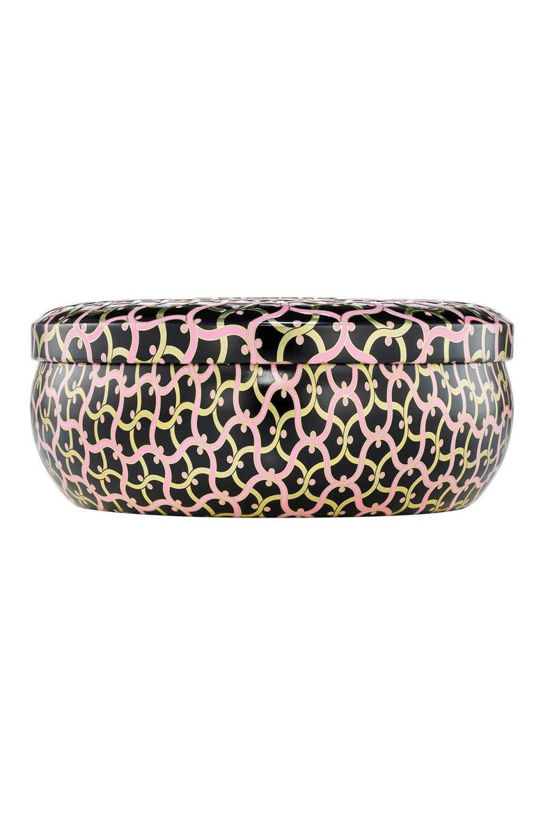 Three-Wick Tin Candle, Main, color, PINK CITRON