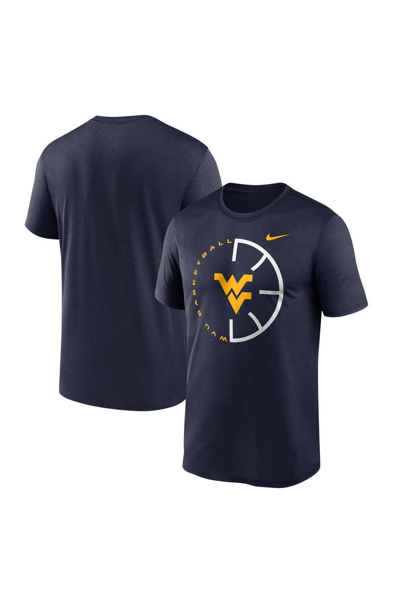 Nike Men's Nike Navy West Virginia Mountaineers Legend Basketball Icon Performance T-Shirt, Main, color, Navy