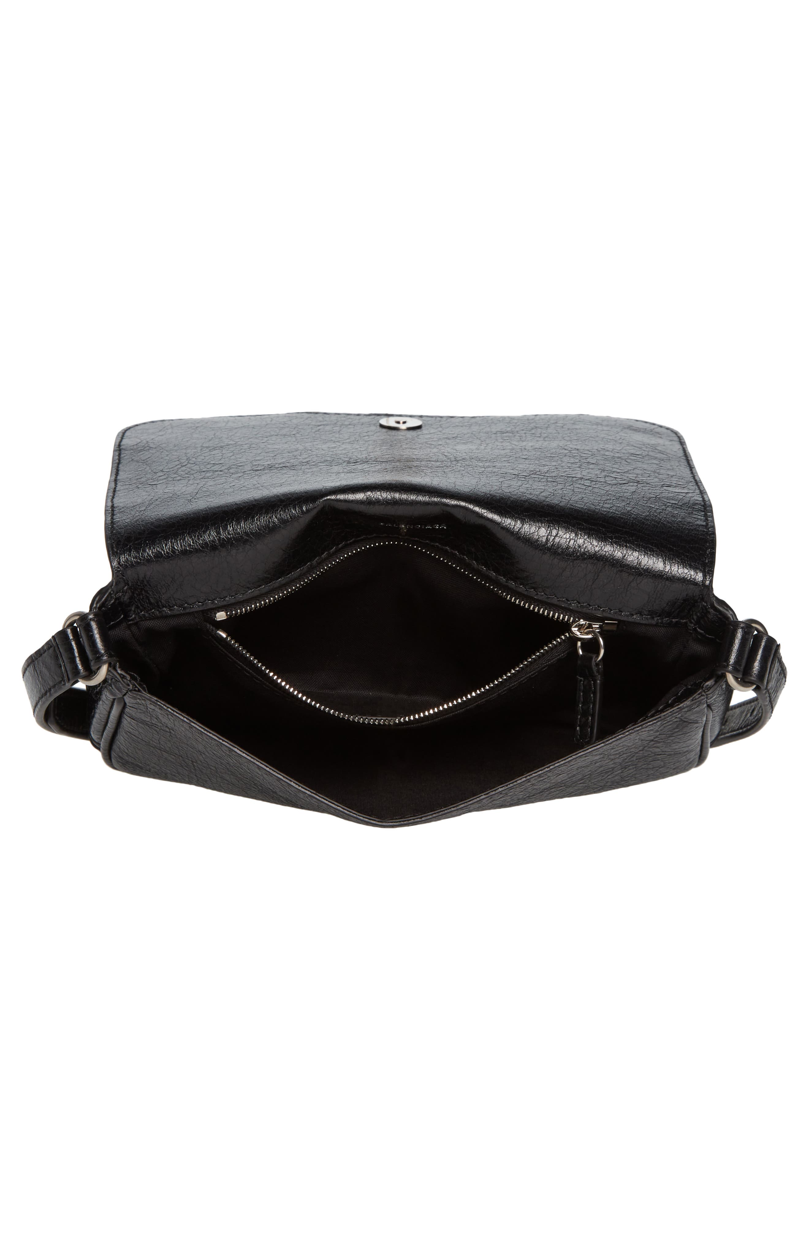 Balenciaga Mini Le Cagole Flap Leather Shoulder Bag, Alternate, color, 