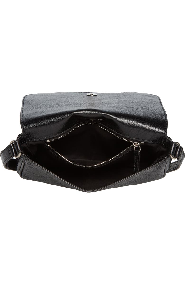 Balenciaga Mini Le Cagole Flap Leather Shoulder Bag, Alternate, color,