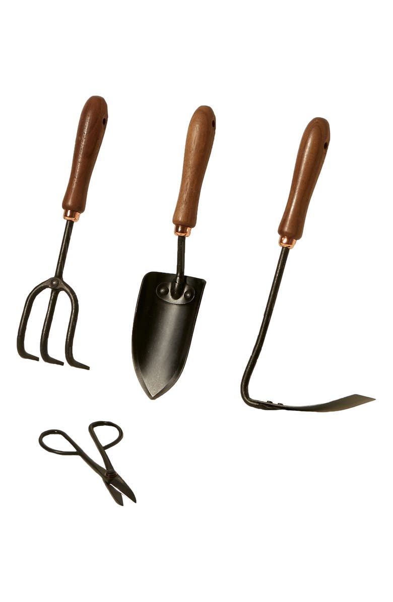 GOODEE x Barebones Set of 4 Gardening Tools, Alternate, color,
