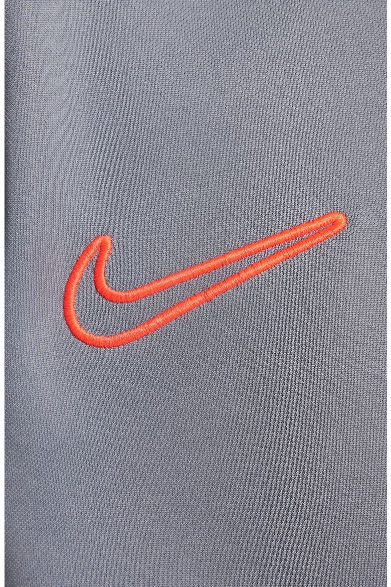 Kids' Dri-FIT Academy Soccer T-Shirt, Alternate, color, COOL GREY/ BLACK/ CRIMSON