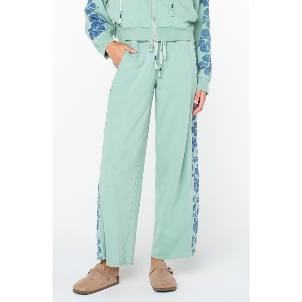 Roxy Fringing Reefs Drawstring Pants In Blue