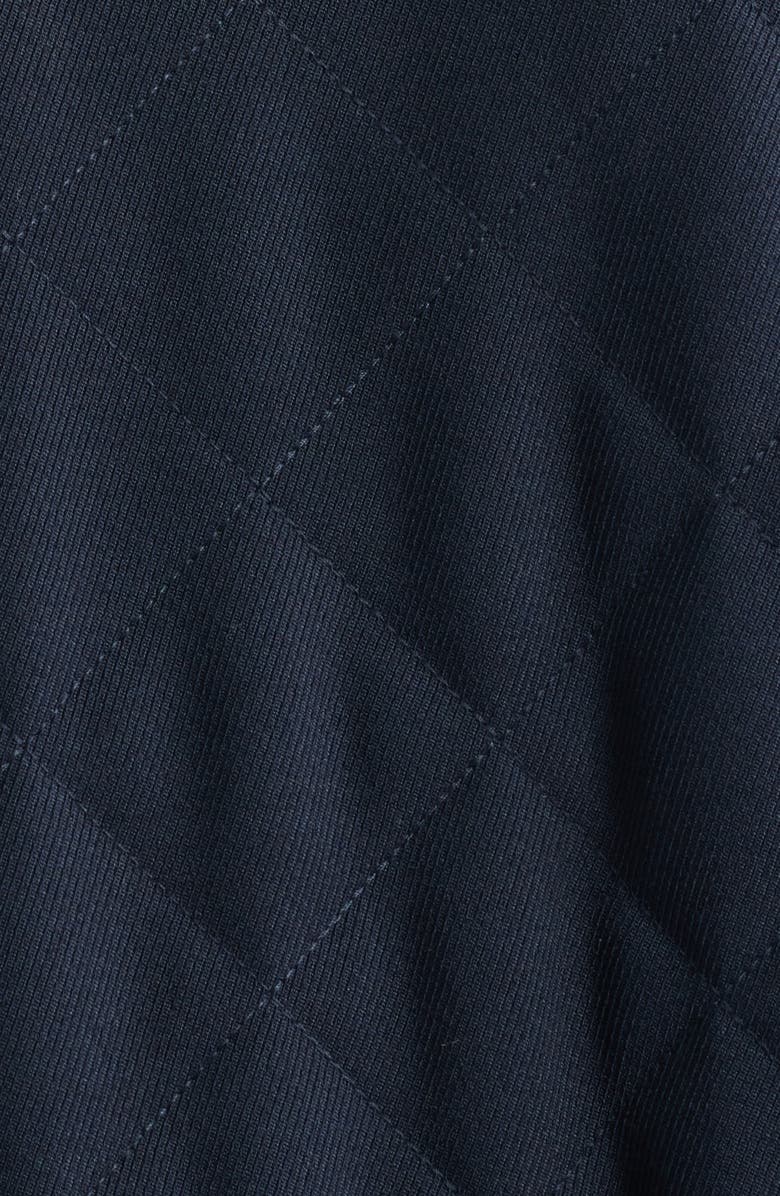 Bernardo Diamond Quilted Jacket, Alternate, color, Navy