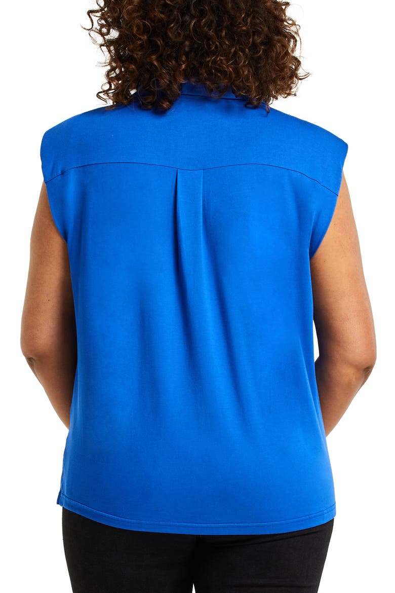 Marbella Button-Up Top, Alternate, color, MARINE BLUE