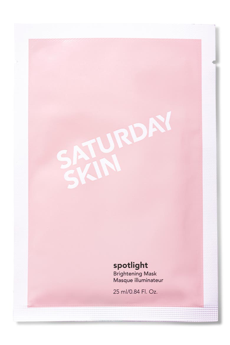 Spotlight Set of 5 Brightening Masks, Main, color, NO COLOR