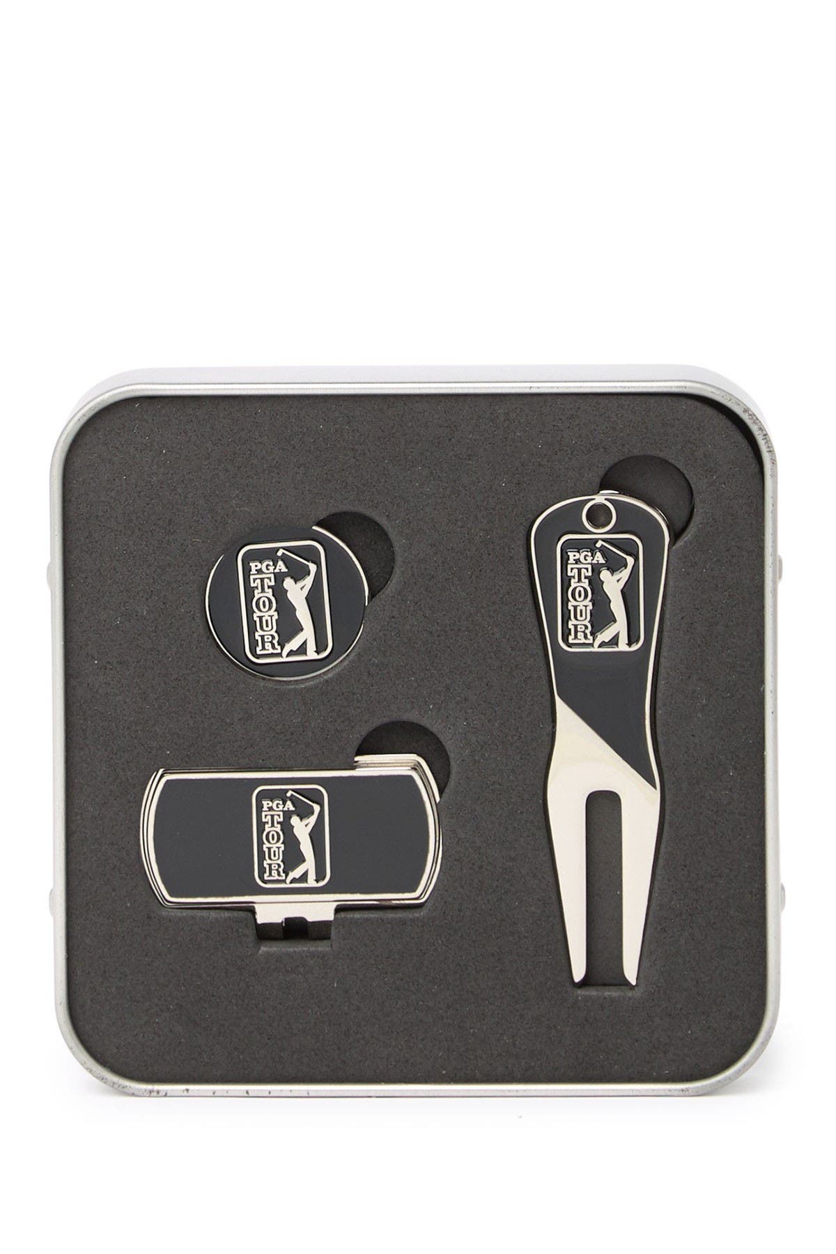 PGA TOUR Pocket Clip Tin Gift 3-Piece Set, Main, color, 