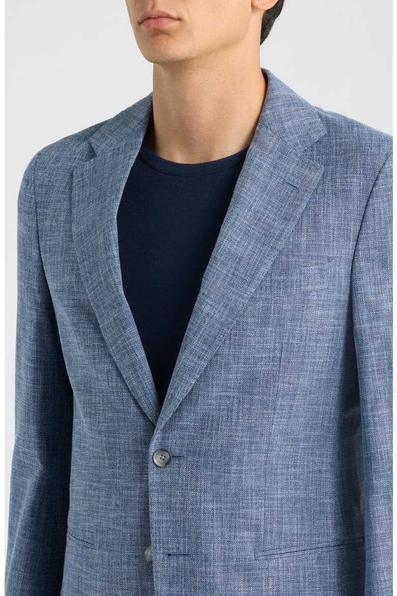 Huge Cotton & Virgin Wool Suit, Alternate, color, NAVY