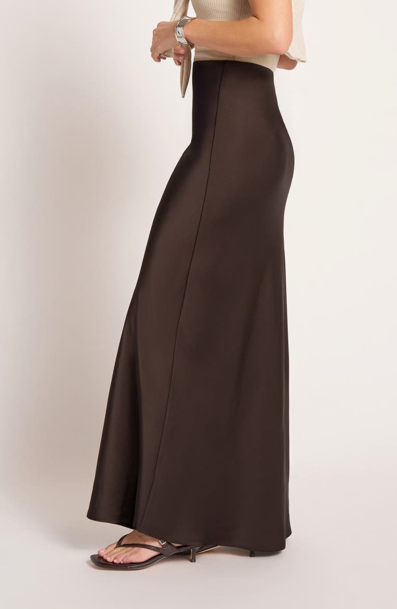 matty m. Sorelia Satin Maxi Skirt, Alternate, color,