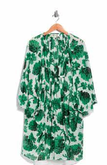 Remi Long Sleeve Cotton & Silk Dress