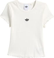 adidas Kids' Essentials Ribbed Tee