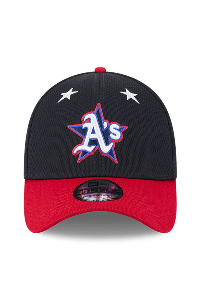 New Era Men's New Era Navy/Red  Athletics 2025 MLB All-Star Game Workout 39THIRTY Flex Hat, Alternate, color, Navy