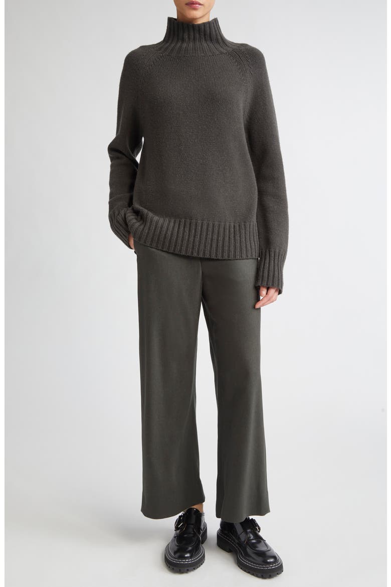 Mantova Wool & Cashmere Mock Neck Sweater, Alternate, color, GREEN