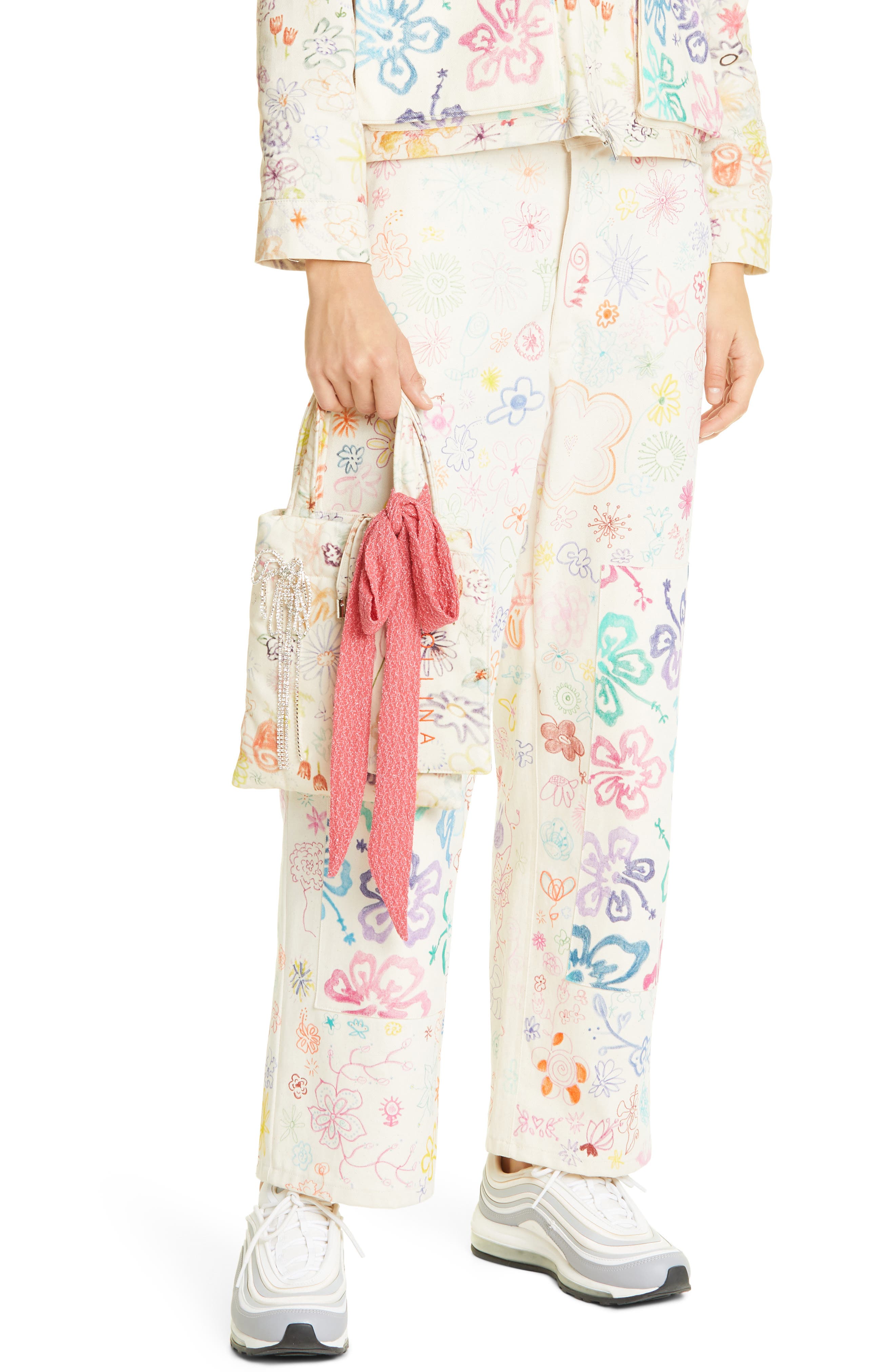 Collina Strada Mémé Quilted Twill Bag, Alternate, color, 